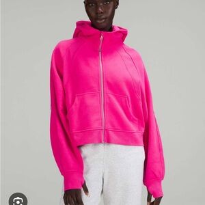 Lululemon Full Zip Scuba Sonic Pink Size M/L